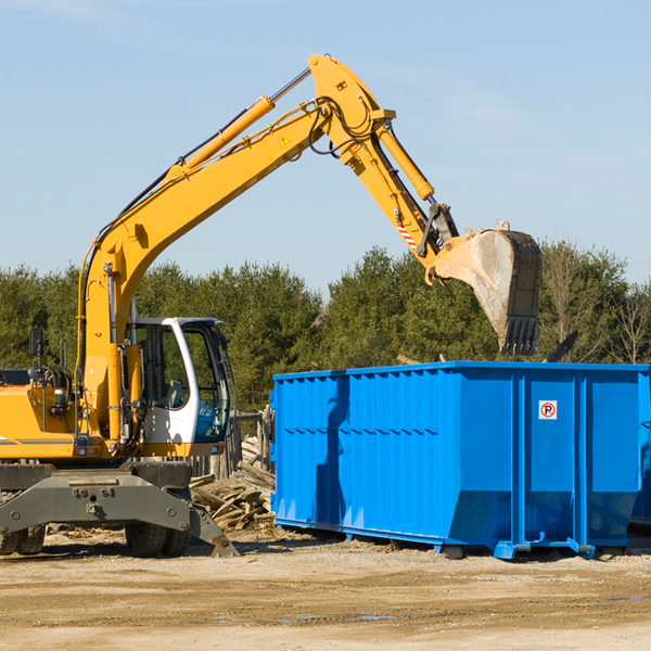 can i rent a residential dumpster for a construction project in Orange Cove California